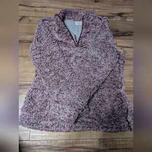 Original Weatherproof Vintage Soft Cozy Women's Sweater in Mauve Pull Over Pink